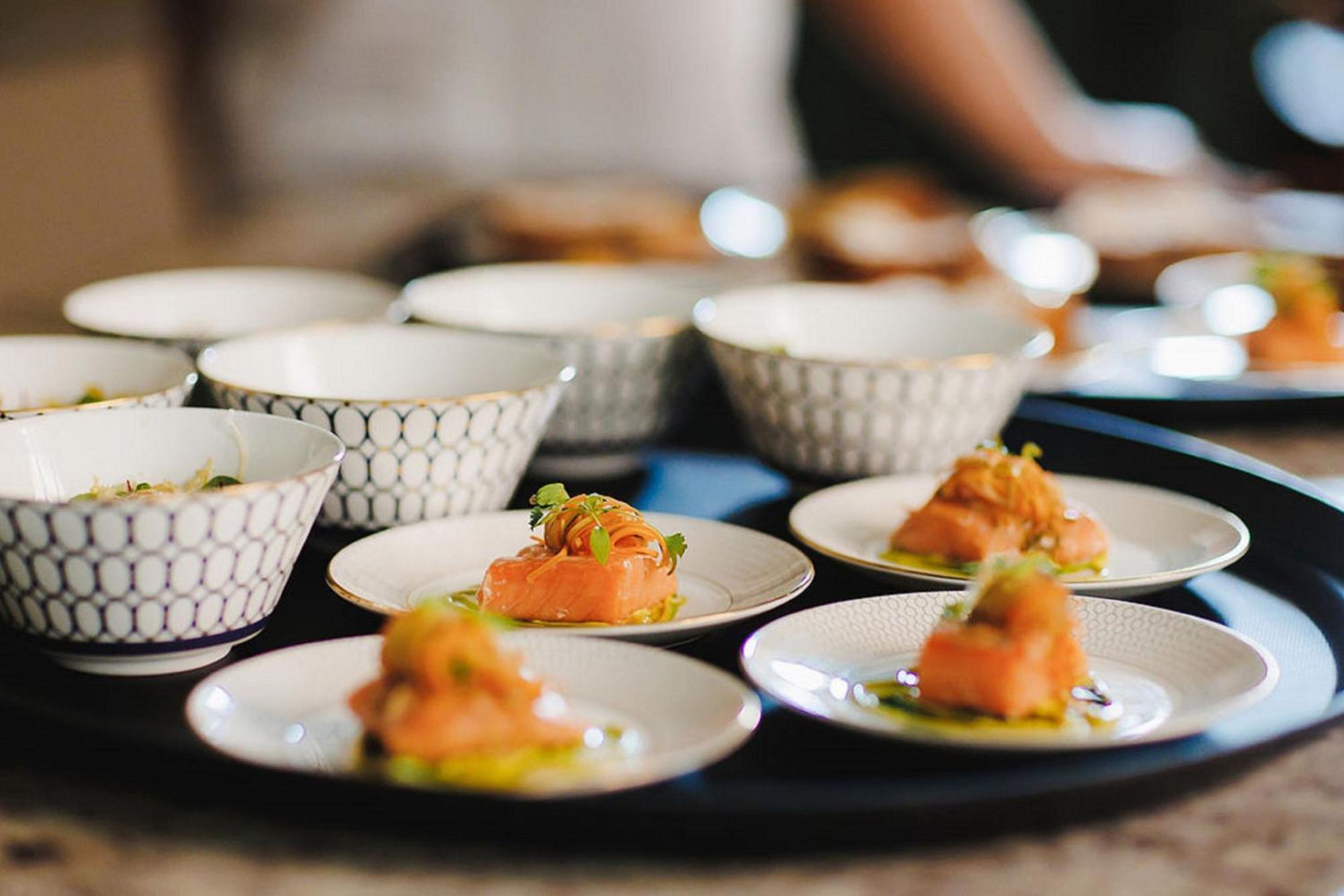 Stock Exchange Hotel, Manchester, Autograph Collection エクステリア 写真 Salmon prepared for a party