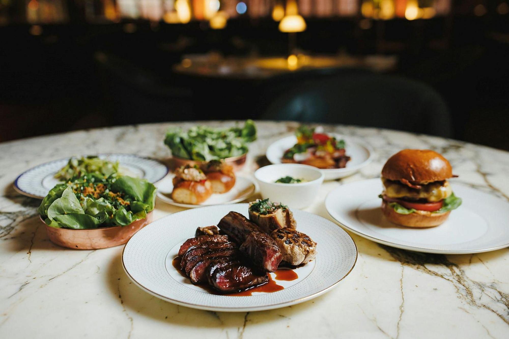 Stock Exchange Hotel, Manchester, Autograph Collection エクステリア 写真 A selection of dishes at the restaurant
